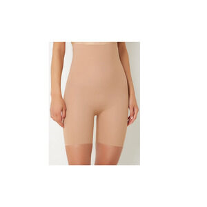 Magic BodyFashion Maxi Sexy High-Bermuda Shaping Shorts Latte Size M